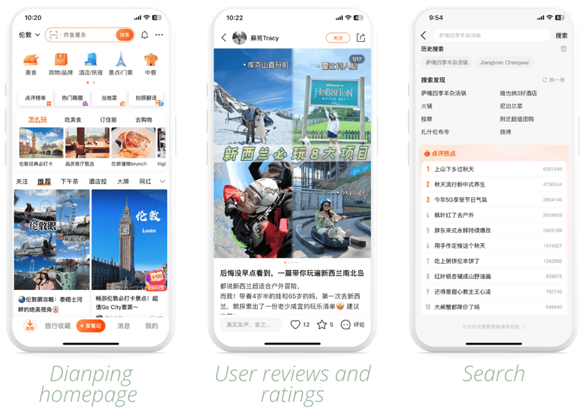 Dianping features